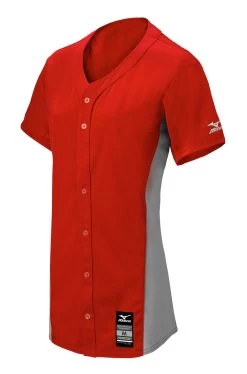 Mizuno Girls Pro Full-Button Game Jersey -Baseball Pro Shop 350582 1091