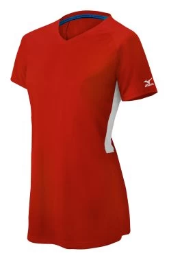 Mizuno Girls Comp Short-Sleeve V-Neck Jersey 22 Mizuno Girls Comp Short-Sleeve V-Neck Jersey -Baseball Pro Shop 350584 1000
