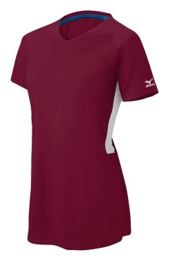 Mizuno Girls Comp Short-Sleeve V-Neck Jersey 18 Mizuno Girls Comp Short-Sleeve V-Neck Jersey -Baseball Pro Shop 350584 3U00