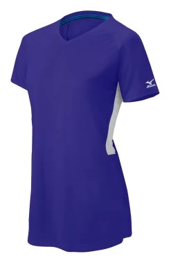 Mizuno Girls Comp Short-Sleeve V-Neck Jersey 26 Mizuno Girls Comp Short-Sleeve V-Neck Jersey -Baseball Pro Shop 350584 6000
