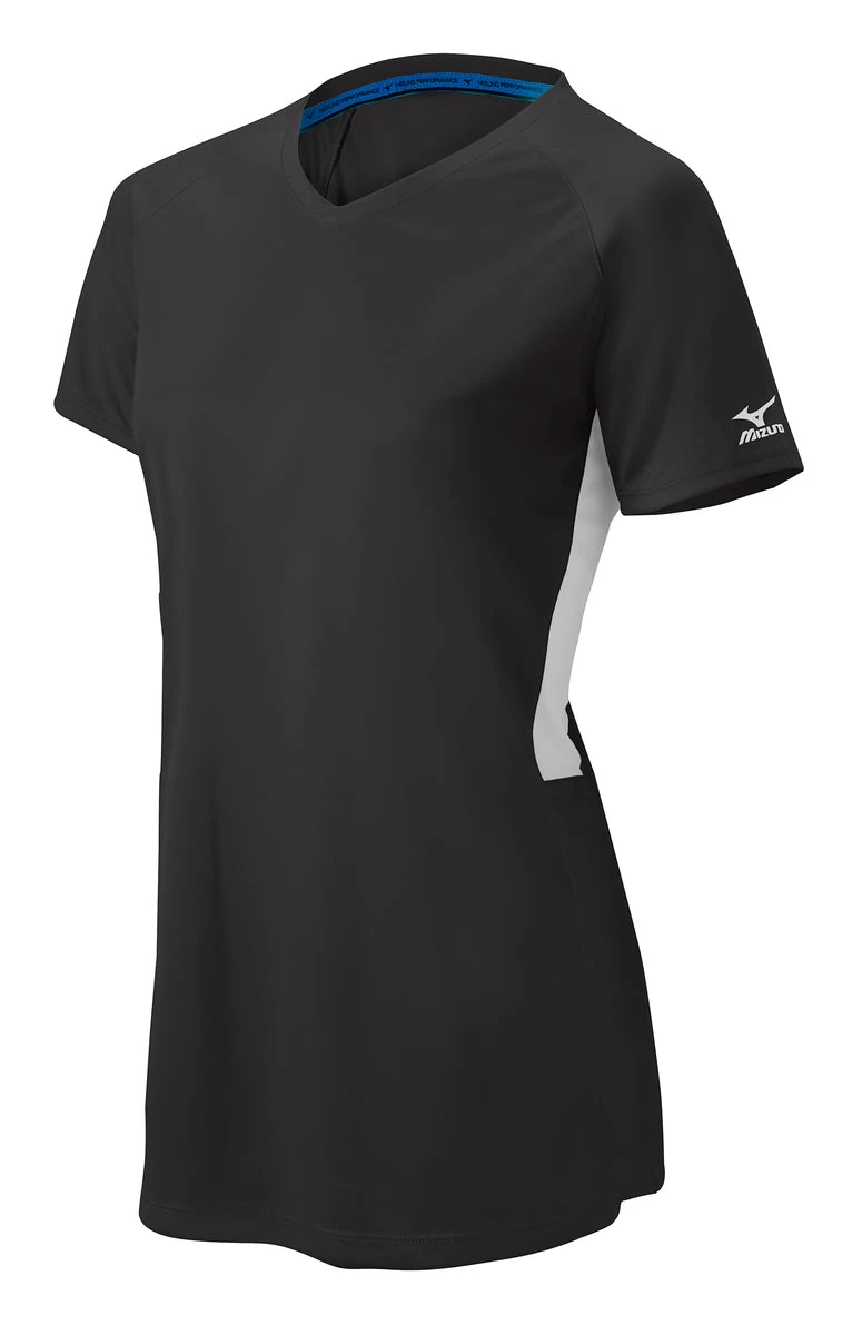 Mizuno Girls Comp Short-Sleeve V-Neck Jersey 15 Mizuno Girls Comp Short-Sleeve V-Neck Jersey - Image 13