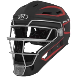 Rawlings Velo Youth Two Tone Catchers Helmet CHV27J 26 Rawlings Velo Youth Two Tone Catchers Helmet CHV27J -Baseball Pro Shop CHV27J BK SCA