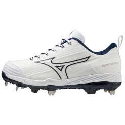 Mizuno Sweep 6 Low Womens Metal Softball Cleats -Baseball Pro Shop NAVY