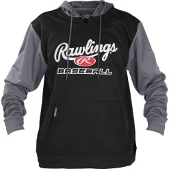 Rawlings PFHPRBB Fleece Hoodie -Baseball Pro Shop PFHPRBB B GR 1