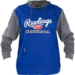 Rawlings PFHPRBB Fleece Hoodie -Baseball Pro Shop PFHPRBB R GR 1
