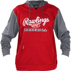 Rawlings PFHPRBB Fleece Hoodie -Baseball Pro Shop PFHPRBB S GR 1