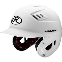 Rawlings R16 Series Matte Batting Helmet R16MS -Baseball Pro Shop R16M W 3 4left
