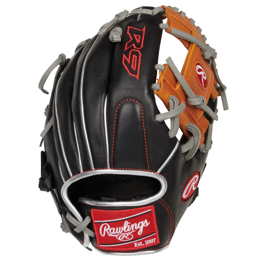 Rawlings R9 R91125U-2BT 11.25 Inch Youth Infield Glove 4 Rawlings R9 R91125U-2BT 11.25 Inch Youth Infield Glove - Image 2