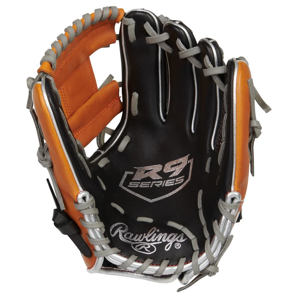 Rawlings R9 R91125U-2BT 11.25 Inch Youth Infield Glove 3 Rawlings R9 R91125U-2BT 11.25 Inch Youth Infield Glove