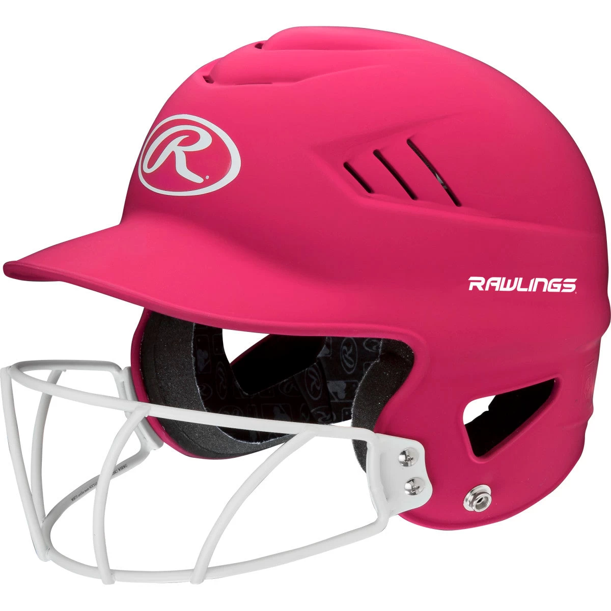 Rawlings Coolflo Highlighter Batting Helmet W/ Softball Mask 9 Rawlings Coolflo Highlighter Batting Helmet W/ Softball Mask - Image 7