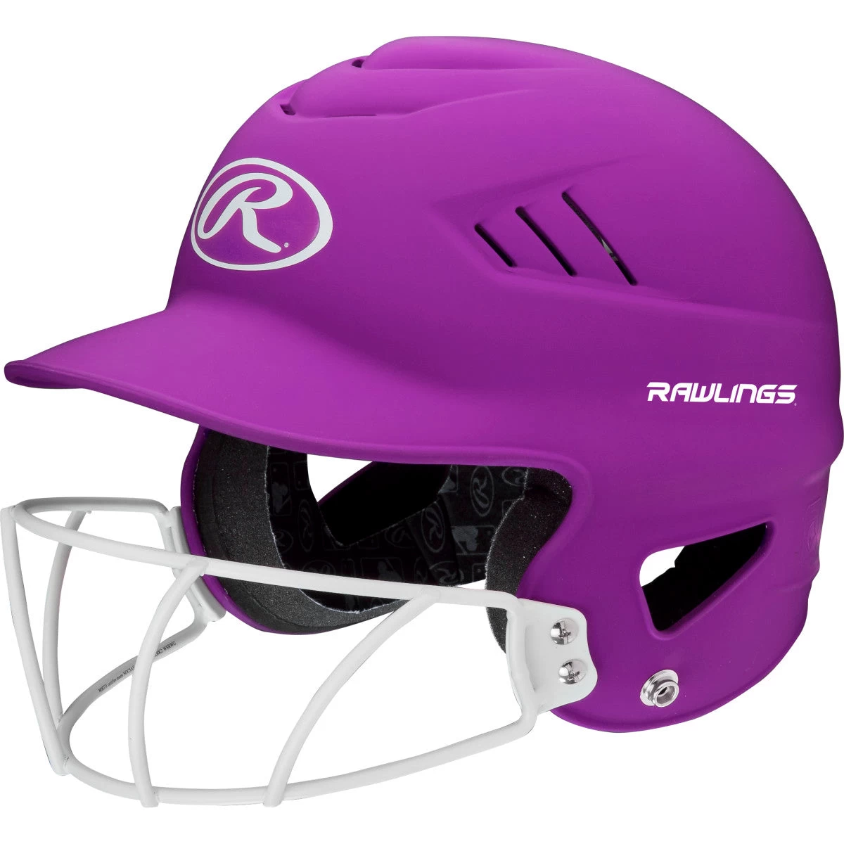 Rawlings Coolflo Highlighter Batting Helmet W/ Softball Mask 11 Rawlings Coolflo Highlighter Batting Helmet W/ Softball Mask - Image 9