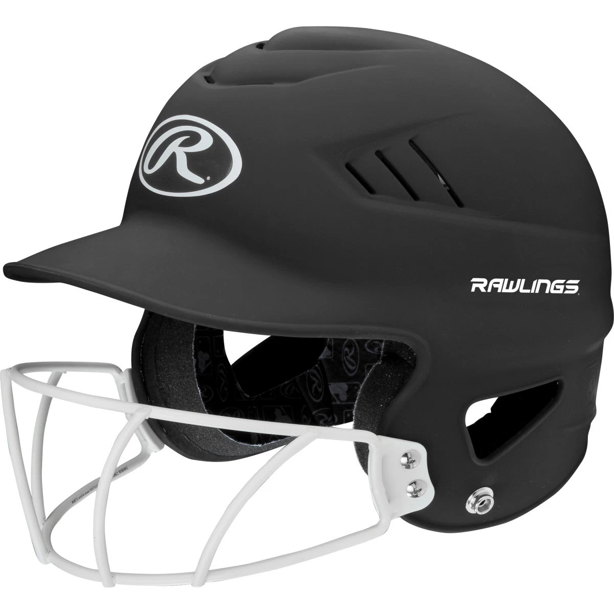 Rawlings Coolflo Highlighter Batting Helmet W/ Softball Mask 6 Rawlings Coolflo Highlighter Batting Helmet W/ Softball Mask - Image 4