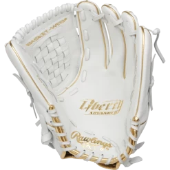 Rawlings Liberty Advanced 12.5 Inch White Fastpitch Glove RLA125KRG