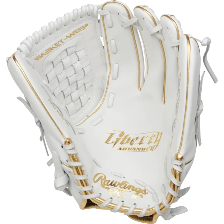 Rawlings Liberty Advanced 12.5 Inch White Fastpitch Glove RLA125KRG 3 Rawlings Liberty Advanced 12.5 Inch White Fastpitch Glove RLA125KRG