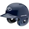 Rawlings 90MPH Clear-Coat Alpha-Sized Batting Helmet | S90PA -Baseball Pro Shop S90PA N 3 4 left