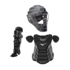 Mizuno Samurai Adult Catchers Set SAMSETA -Baseball Pro Shop SAMSET BK GY GY