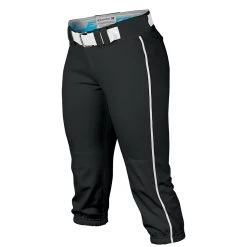 Easton Prowess Womens Piped Softball Pants 17 Easton Prowess Womens Piped Softball Pants -Baseball Pro Shop W S PROWESS Piped PANT A167 122 BKWH front copy
