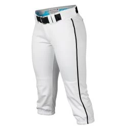 Easton Prowess Womens Piped Softball Pants 14 Easton Prowess Womens Piped Softball Pants -Baseball Pro Shop W S PROWESS Piped PANT A167 122 WHBK front copy