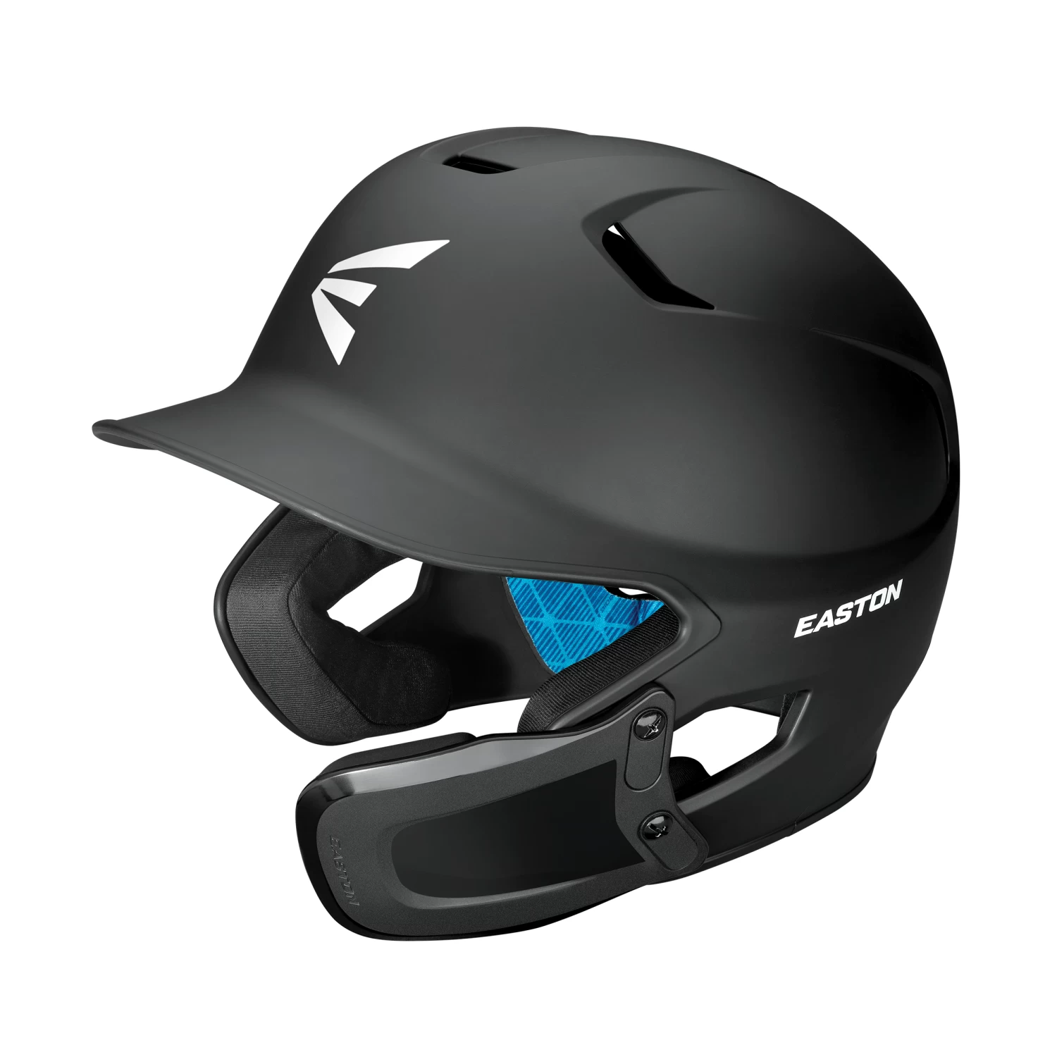 Easton Z5 Matte Solid Baseball Helmet With Universal Jaw Guard 3 Easton Z5 Matte Solid Baseball Helmet With Universal Jaw Guard