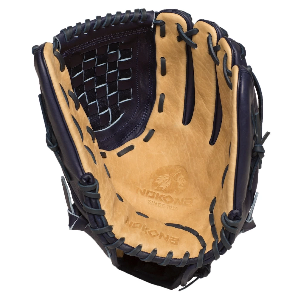 Nokona SKN-9-NV 13 Inch Baseball Outfield Glove 3 Nokona SKN-9-NV 13 Inch Baseball Outfield Glove