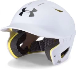 Under Armour Youth Matte Converge Batting Helmet UABH2-110M -Baseball Pro Shop uabh2110m wht 56