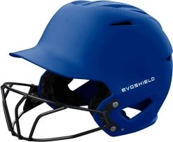Evoshield XVT 2.0 Matte Softball Helmet With Mask -Baseball Pro Shop wb57257 royal